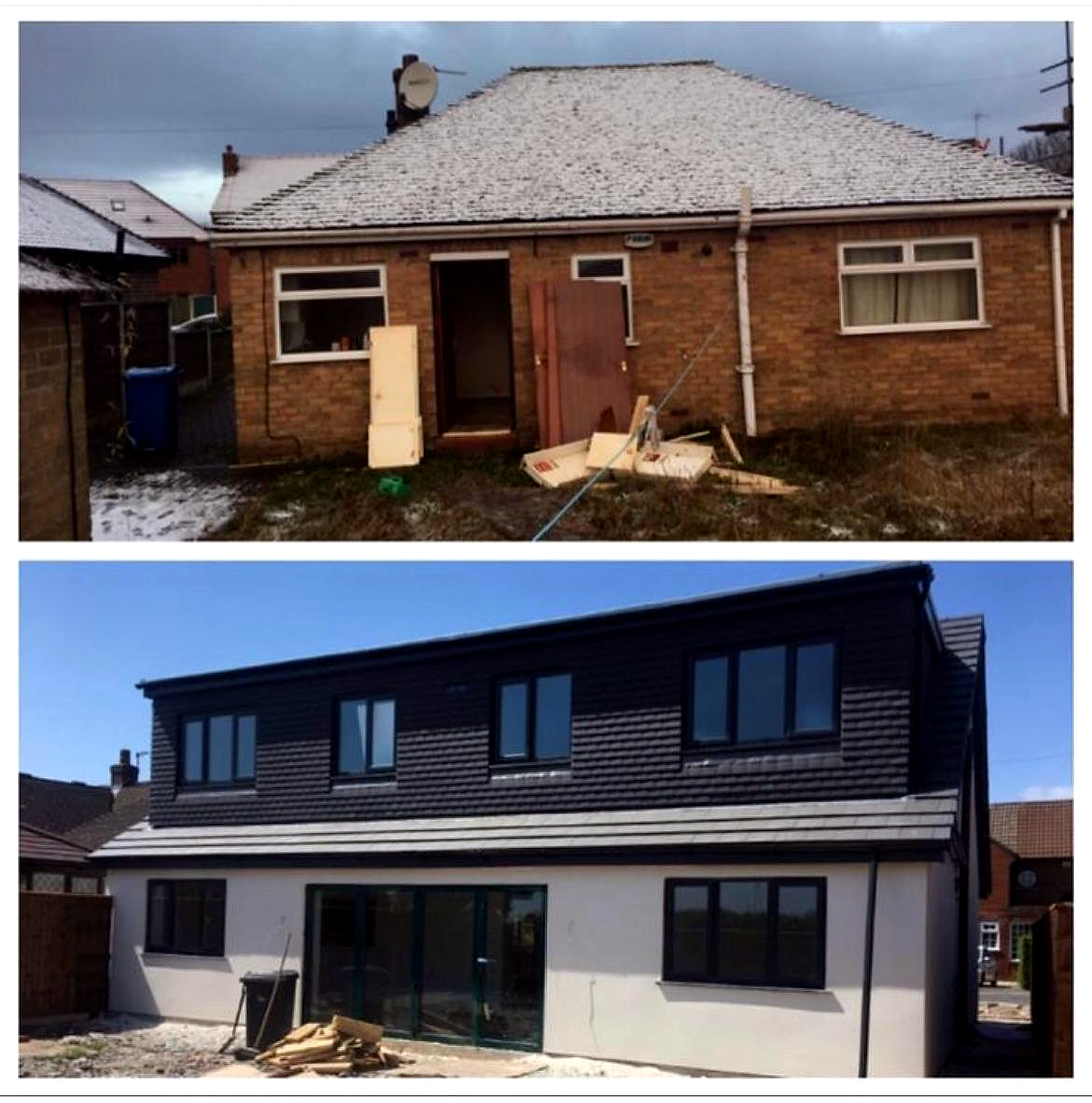 Rear build progress by RBS Builders
