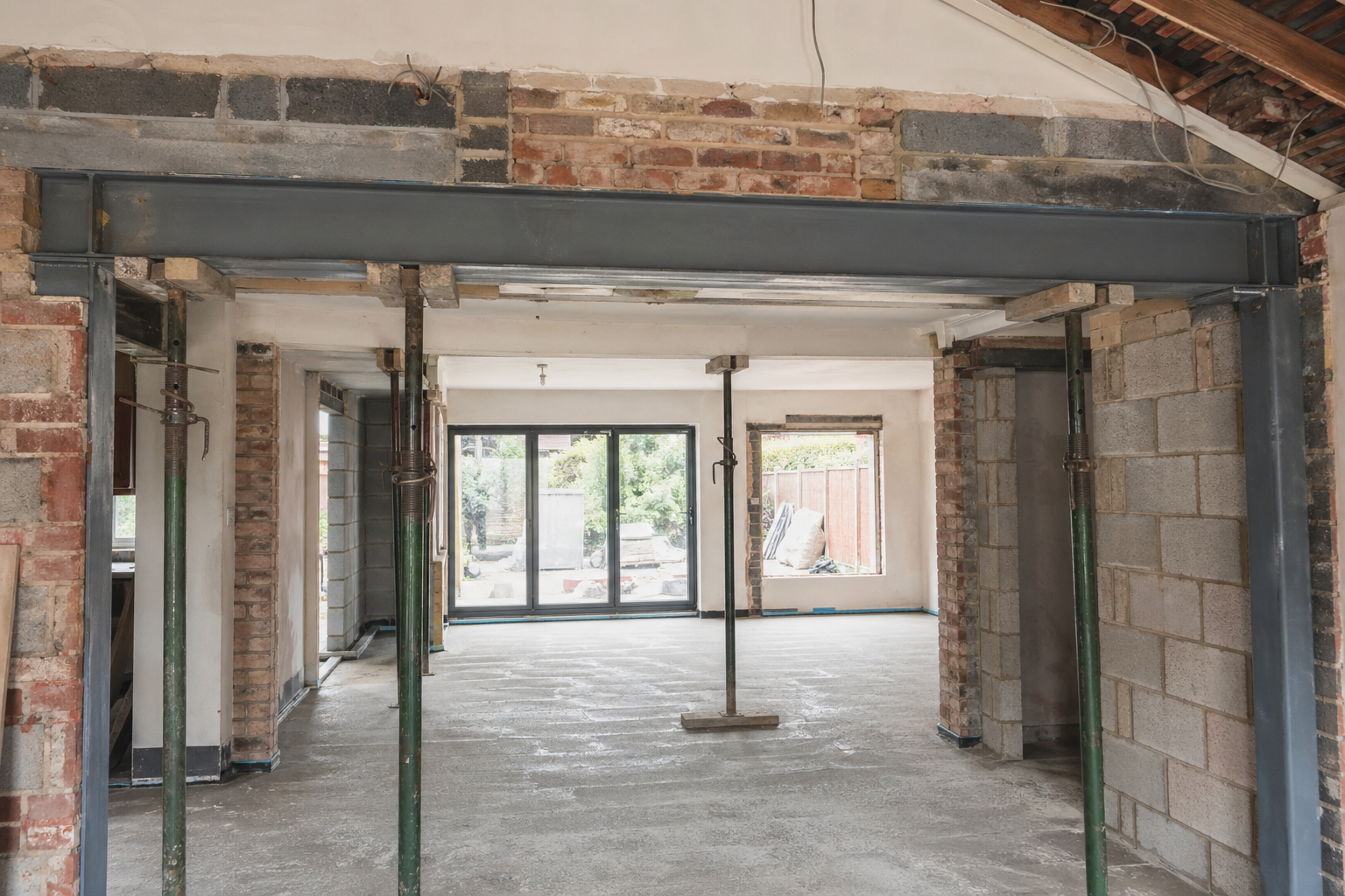 Structural work scene by RBS Builders